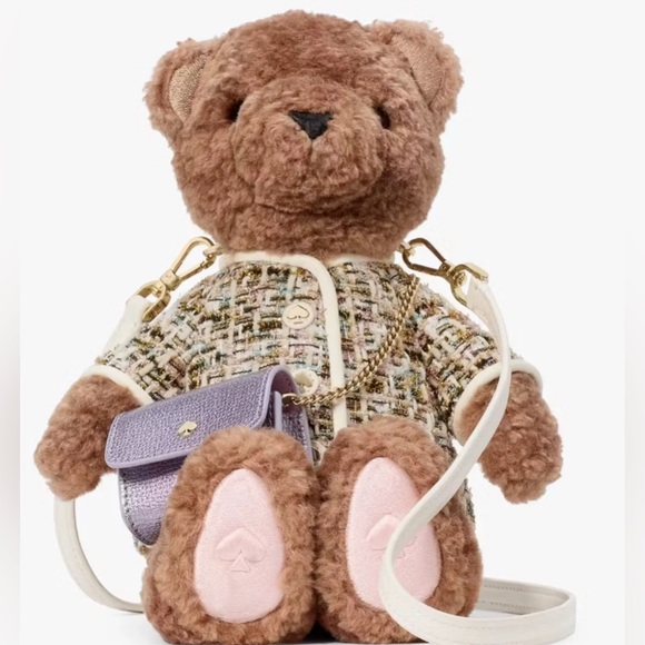kate spade Handbags - NWT Kate Spade Oh What Fun 3D Katey Teddy Bear Crossbody Holiday Edition 2024